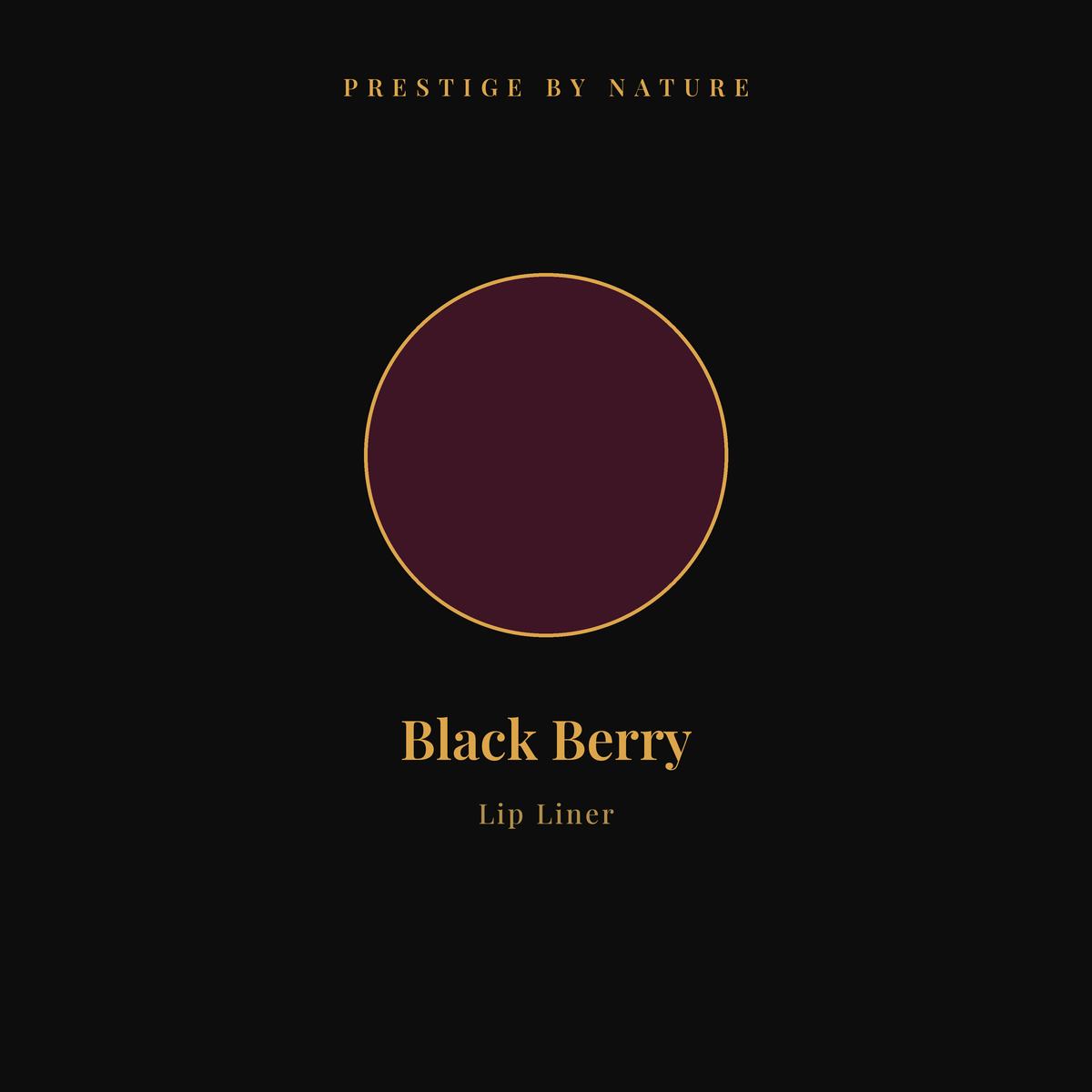 Lip Liner shade Black Berry — Prestige by Nature